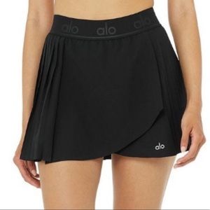 Alo Black Tennis Skirt